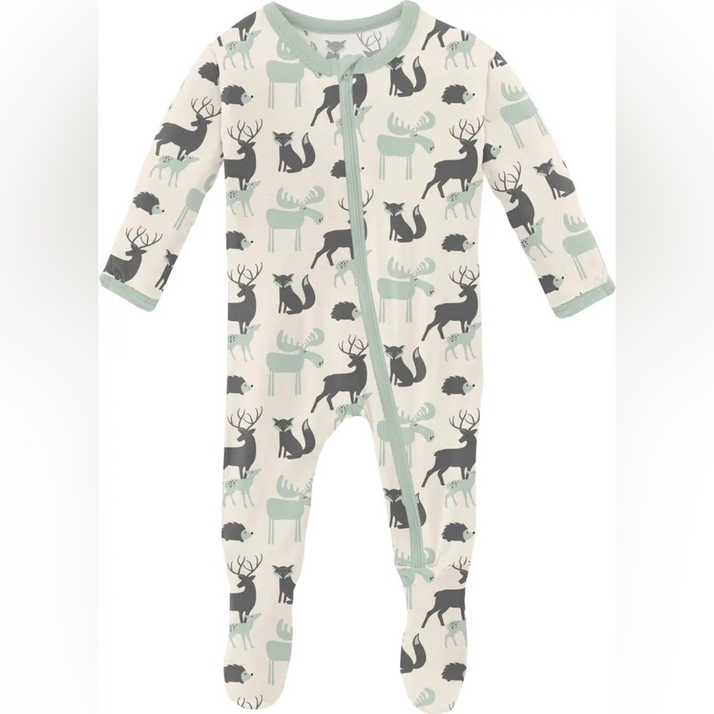 Kickee Pants bamboo footie